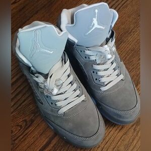 Jordan 5s Men's Grey Wolf’s